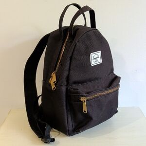 Herschel Black Backpack Small